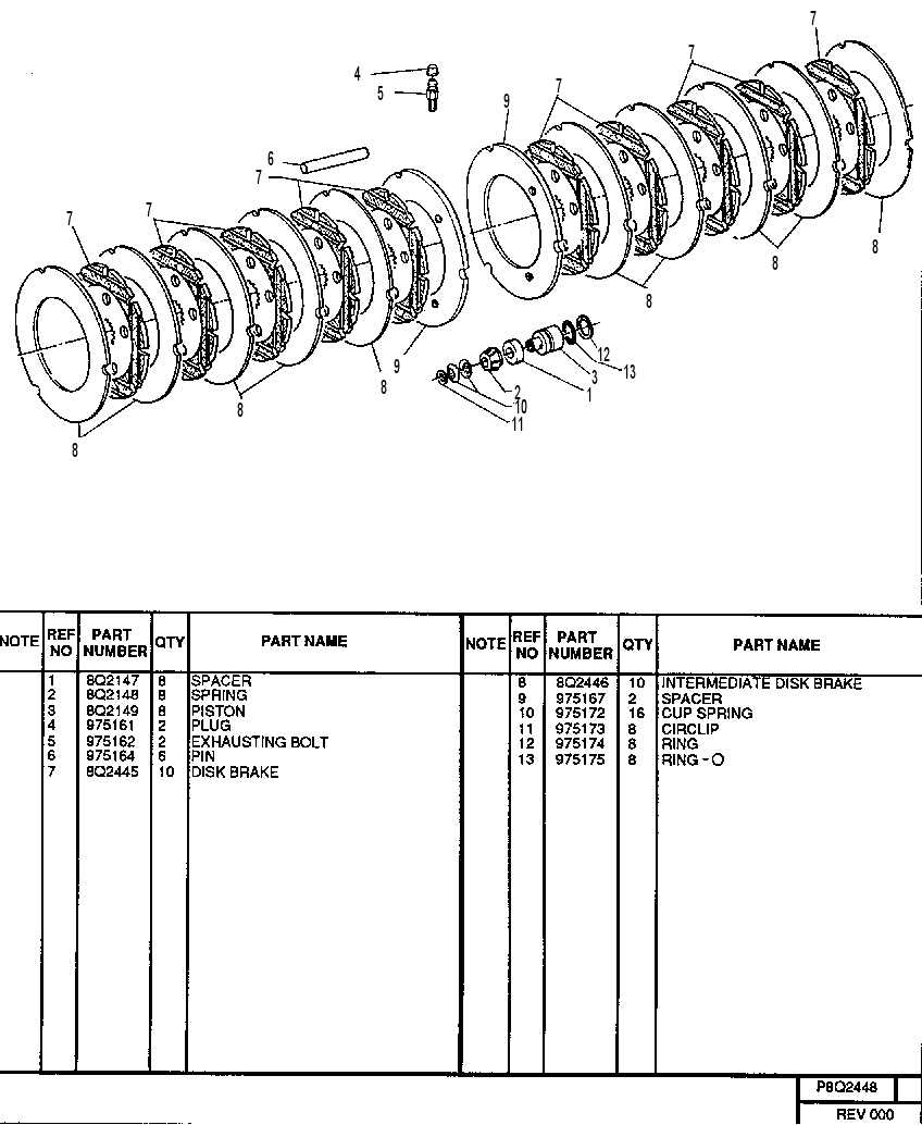 DISC BRAKE GROUP 8Q2448 CAT