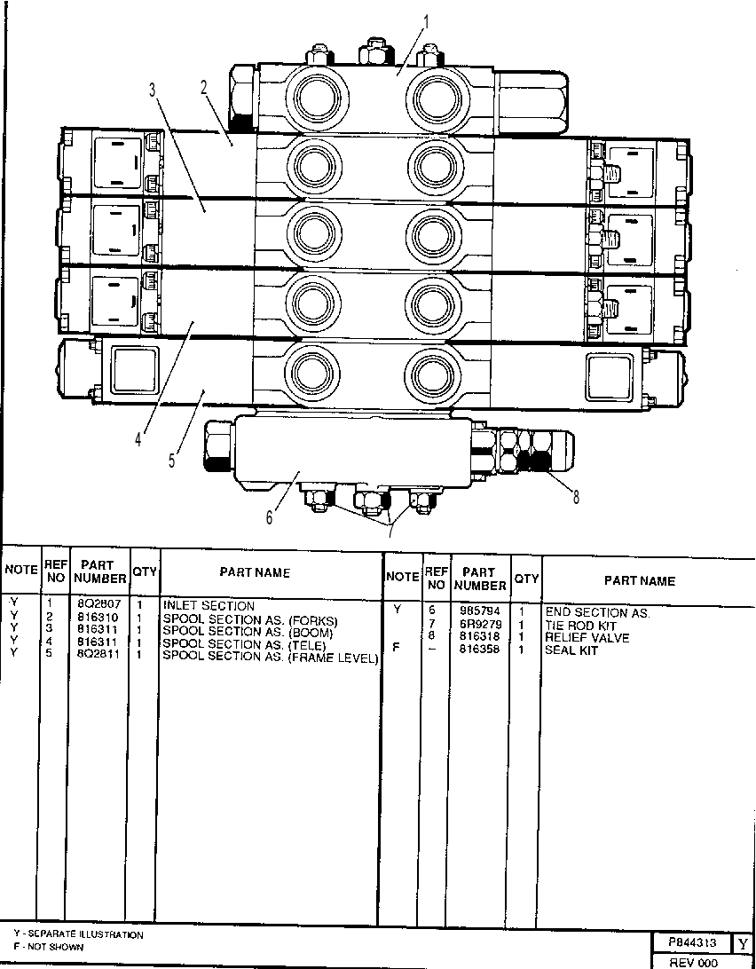 VALVE 0844313 CAT