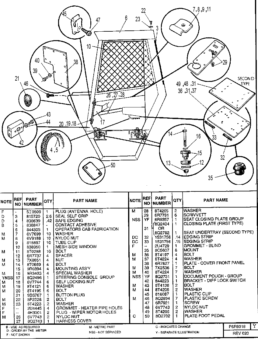 CAB GROUP BASIC 6R9019 CAT