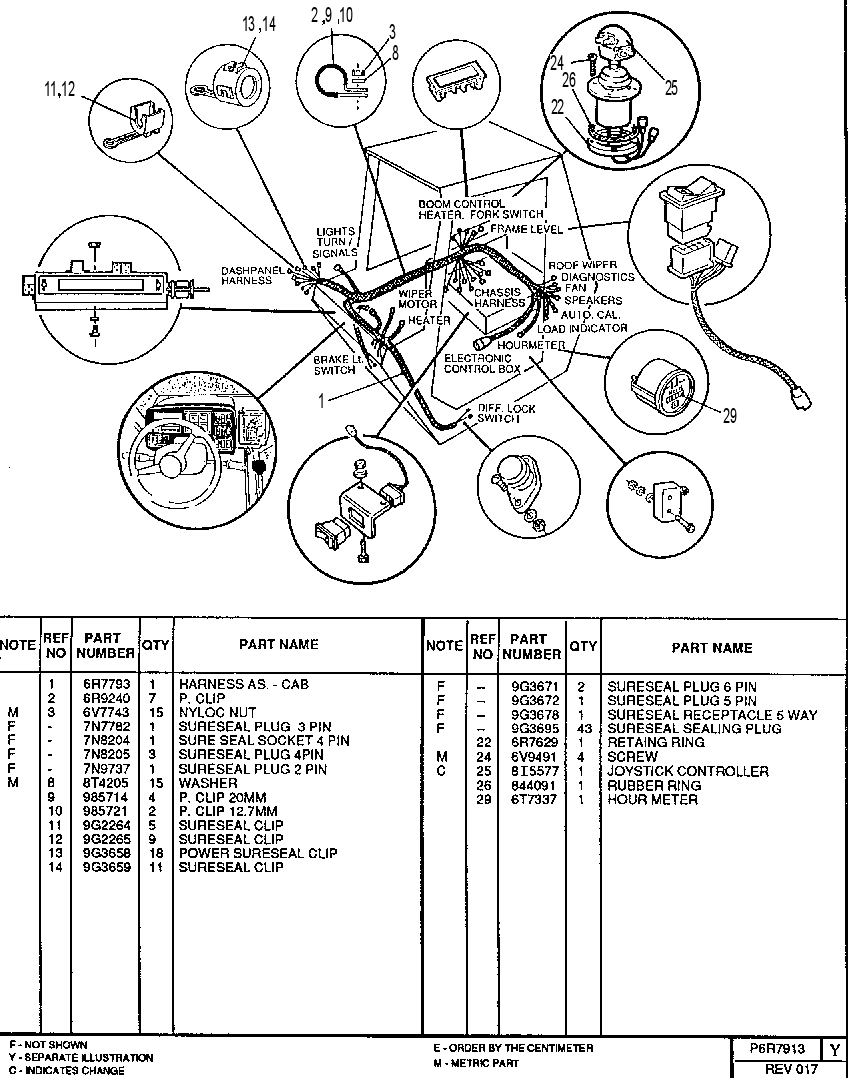 ELECTRICAL GROUP CAB 6R7913 CAT