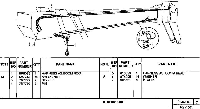 ELECTRICAL GROUP - BOOM 0844146 CAT