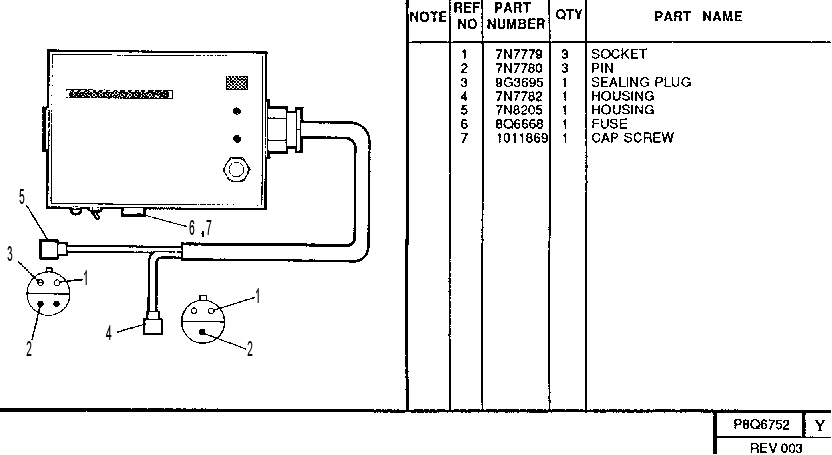 DISPLAY UNIT 8Q6752 CAT