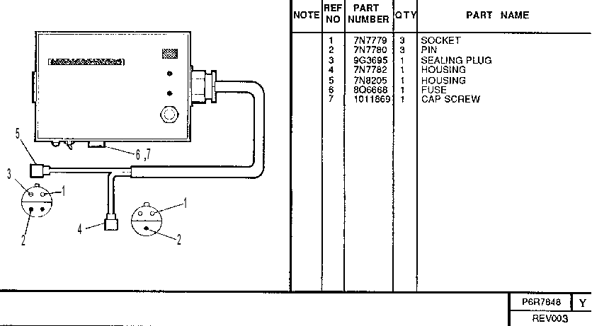 DISPLAY UNIT 6R7848 CAT