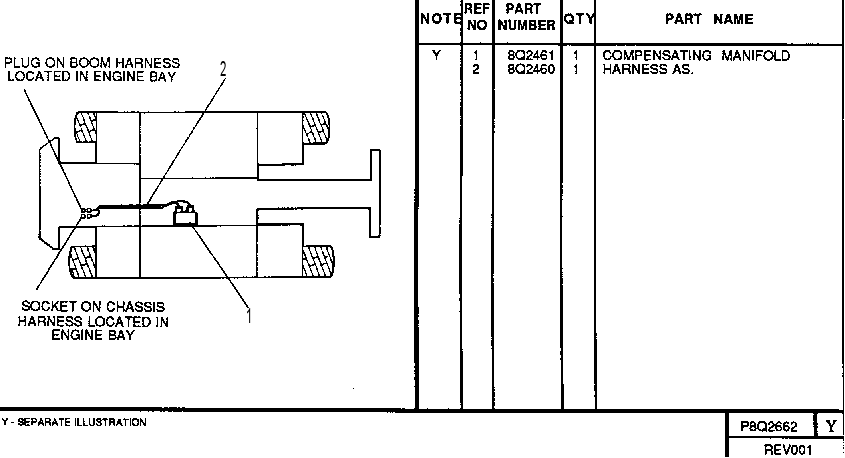 FORK FLIP RETROFIT KIT 8Q2662 CAT