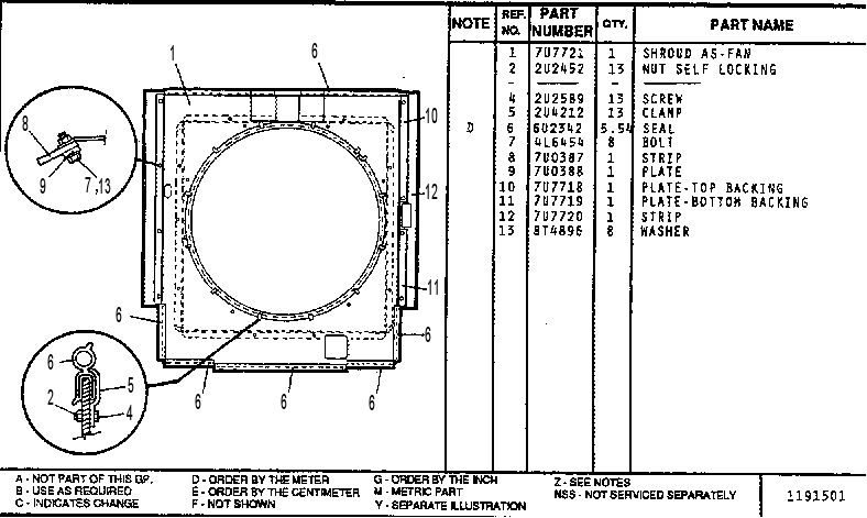 BAFFLE GP 1032110 CAT
