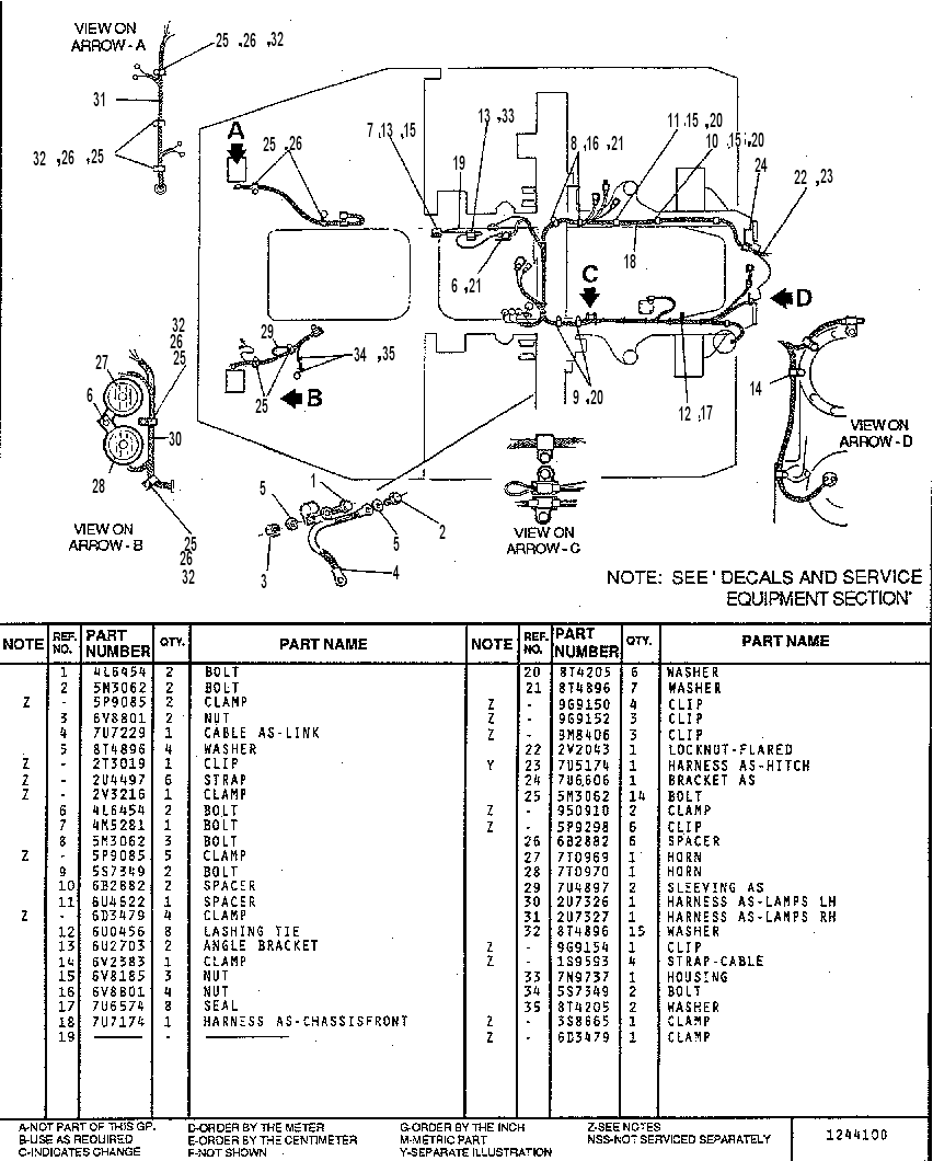 Проводка освещения 2U7810 CAT