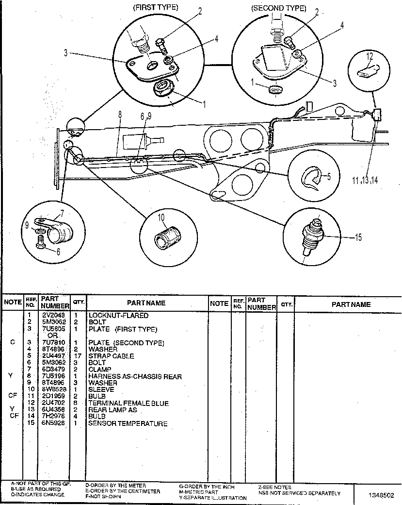 Проводка освещения 7U4661 CAT