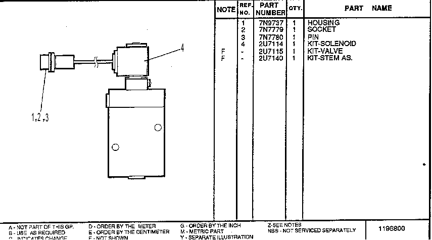 AIR VALVE GROUP 2U6936 CAT