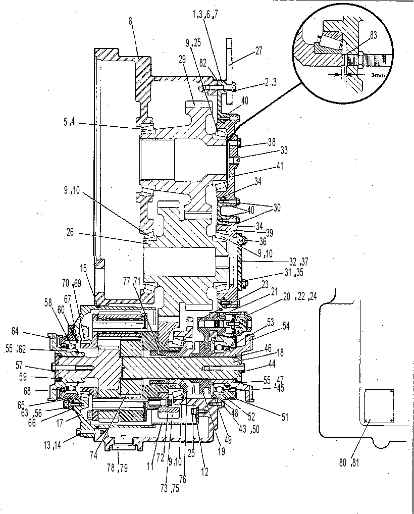 GEAR GP - OUTPUT (0.675:1) 7U4421 CAT
