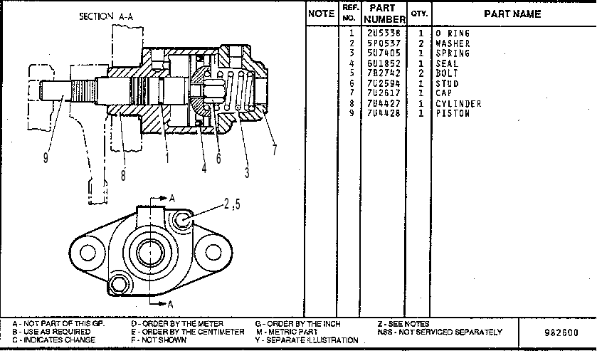 ACTUATOR GP-AIR 7U4426 CAT