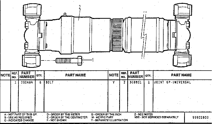 SHAFT GP - DRIVE 7U4742 CAT