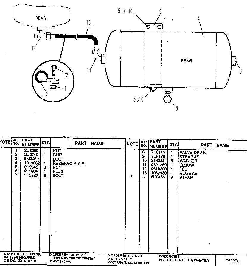 TANK GP-AIR (1) 1082929 CAT