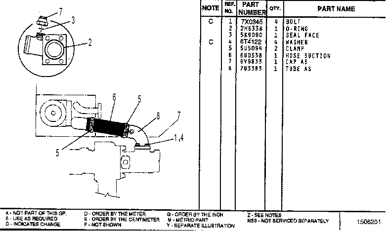 PUMP LINES GP 7U3840 CAT