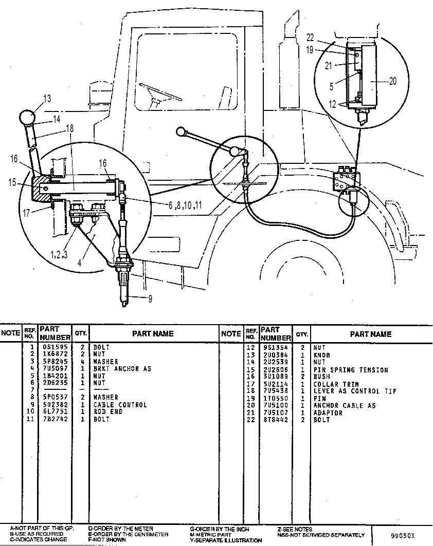 HOIST CONTROL GP 7U5440 CAT
