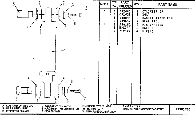 CYLINDER & MTG GP-SUSPENSION 7U3844 CAT