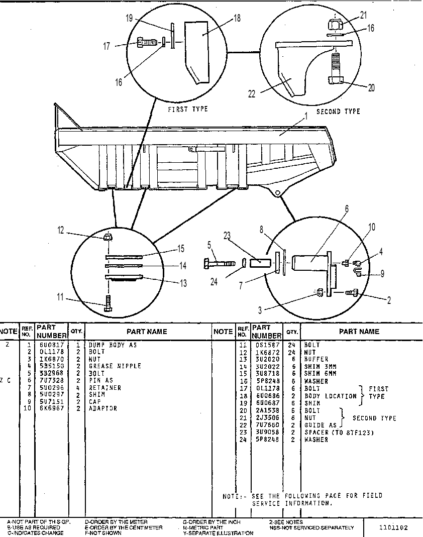 BODY GP 7U3969 CAT