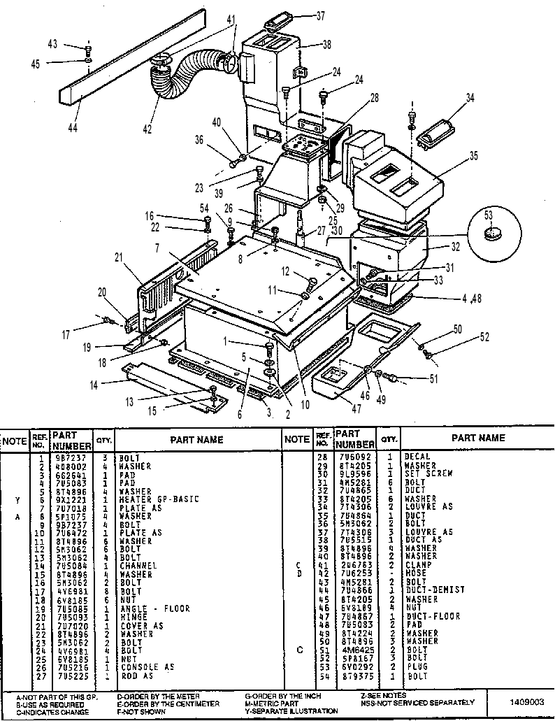 HEATER GP - CAB 7U3884 CAT