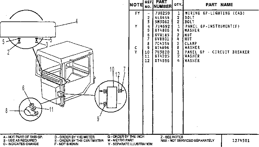 ELECTRICAL AR-CAB 7U3817 CAT