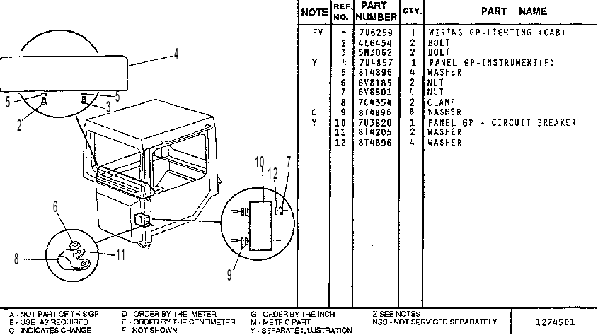 ELECTRICAL AR-CAB 7U4856 CAT