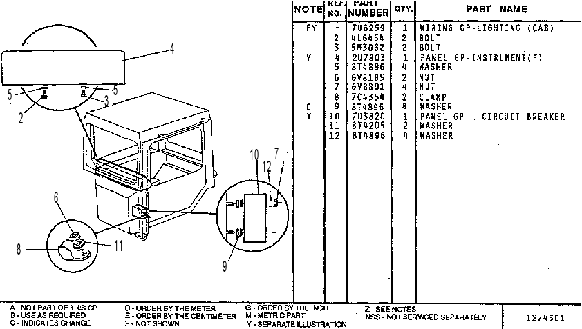 ELECTRICAL AR-CAB 2U7789 CAT