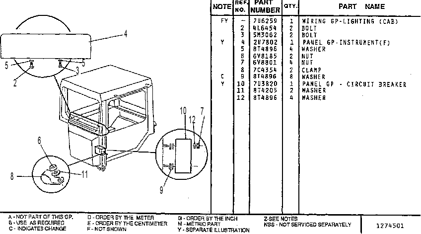 ELECTRICAL AR-CAB 2U7788 CAT