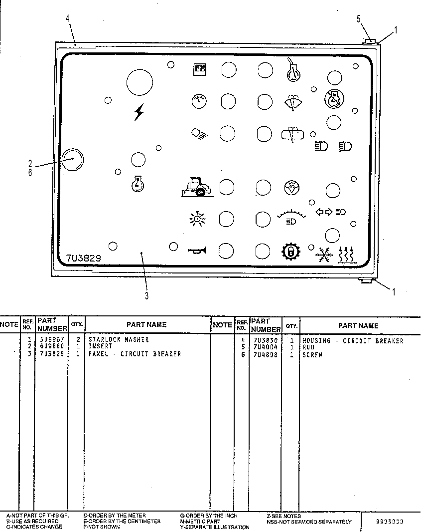 HOUSING GP-CIRCUIT BREAKER 7U3831 CAT