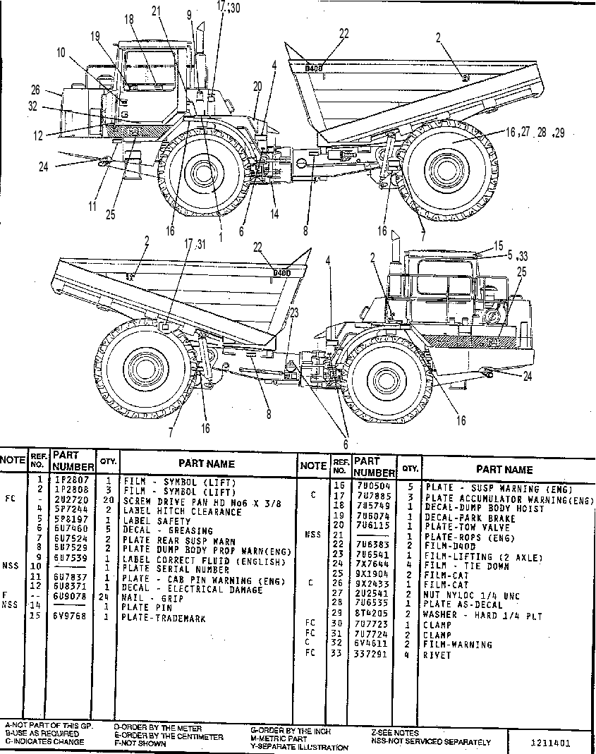 TRANSFER GP 7U4776 CAT
