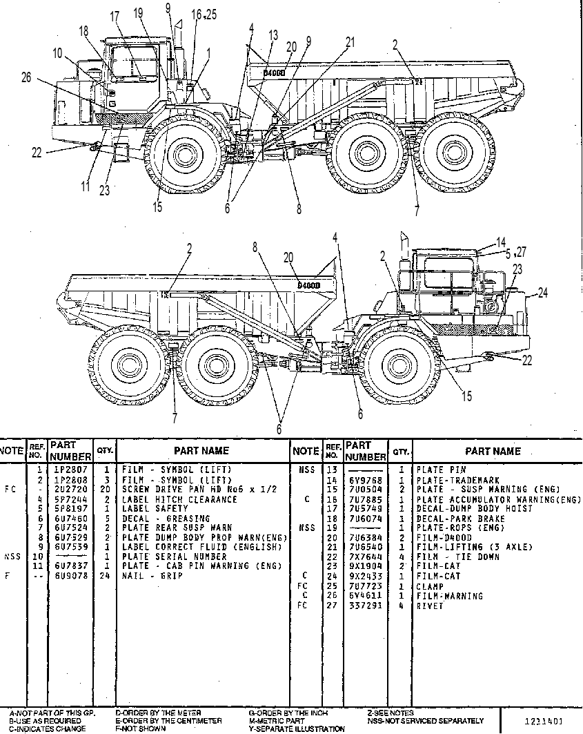 TRANSFER GP 7U3955 CAT