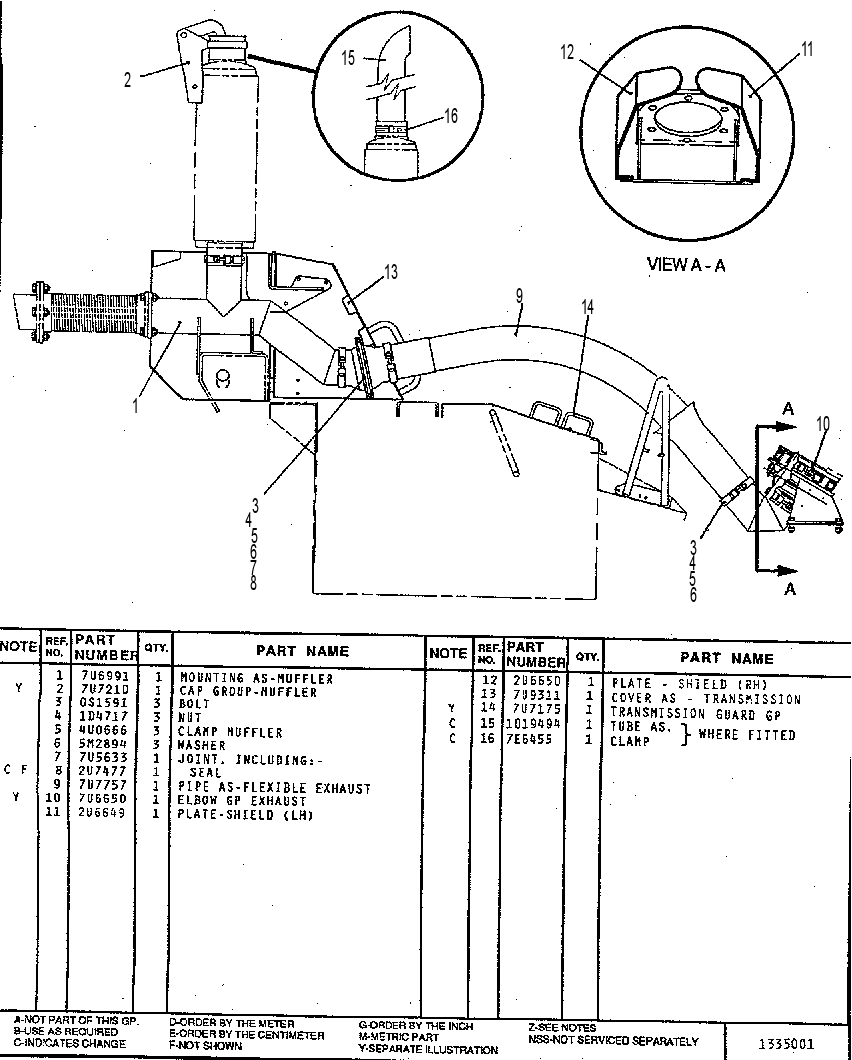 PIPING AR-EX (BODY HEAT) 7U9306 CAT