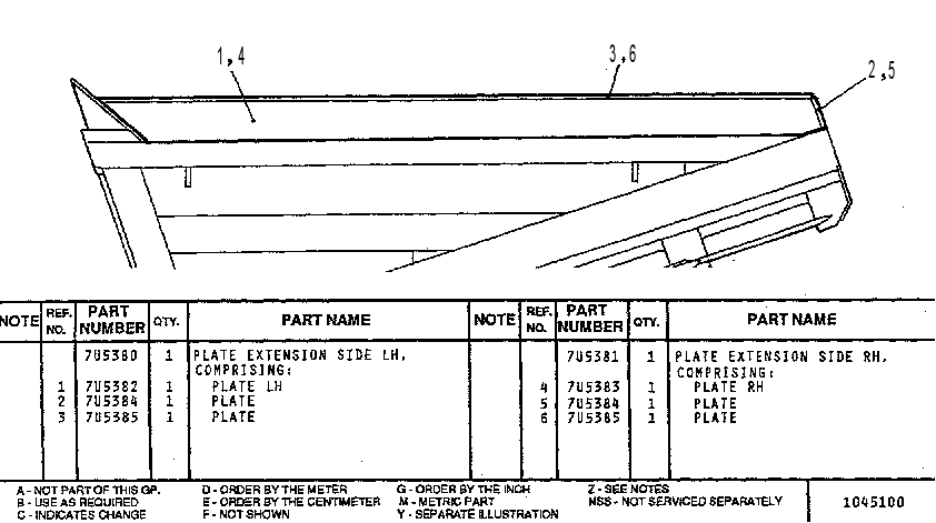 EXTENSION AR BODY - 100MM 7U5574 CAT