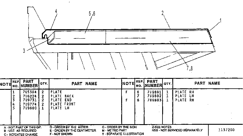SIDEBOARD GP 7U9725 CAT