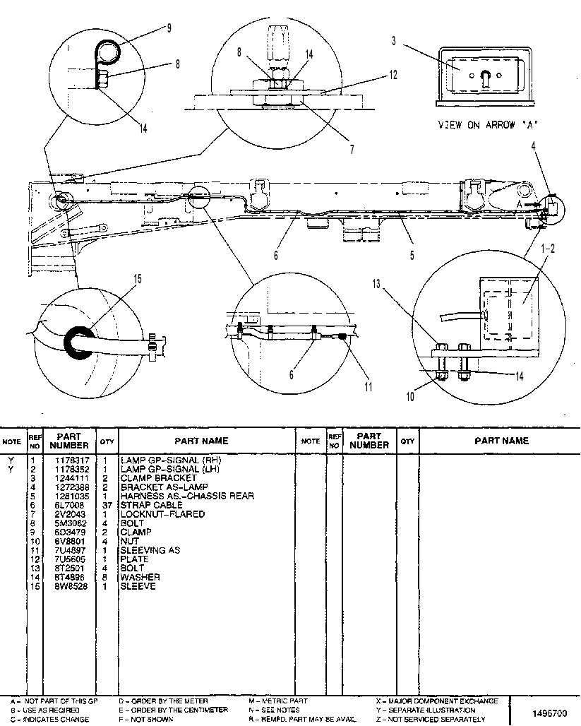 WIRING AND LIGHTING GP-REAR 1275377 CAT