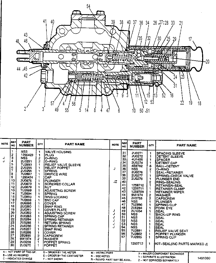 VALVE GP-HOIST CONTROL 1239490 CAT