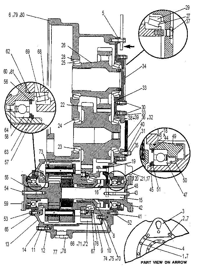 GEAR GP-TRANSFER CASE (W/DIFF) 1223342 CAT