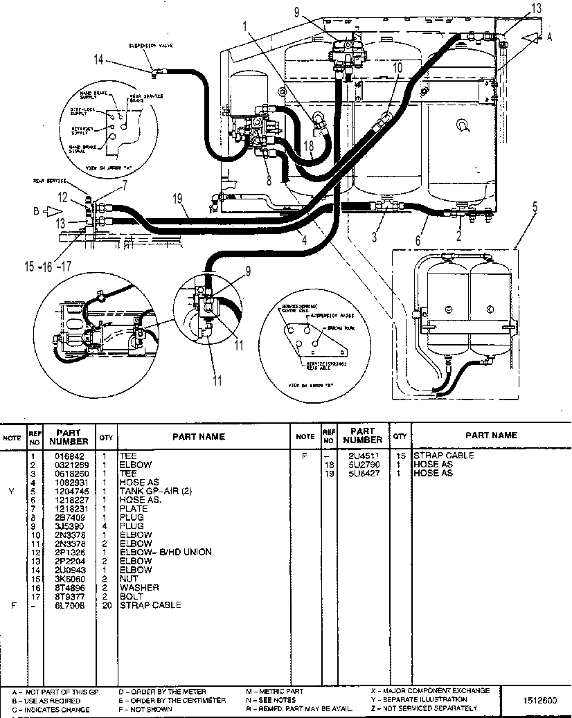CONTROL GP-BRAKE-(FRONT) 1191354 CAT