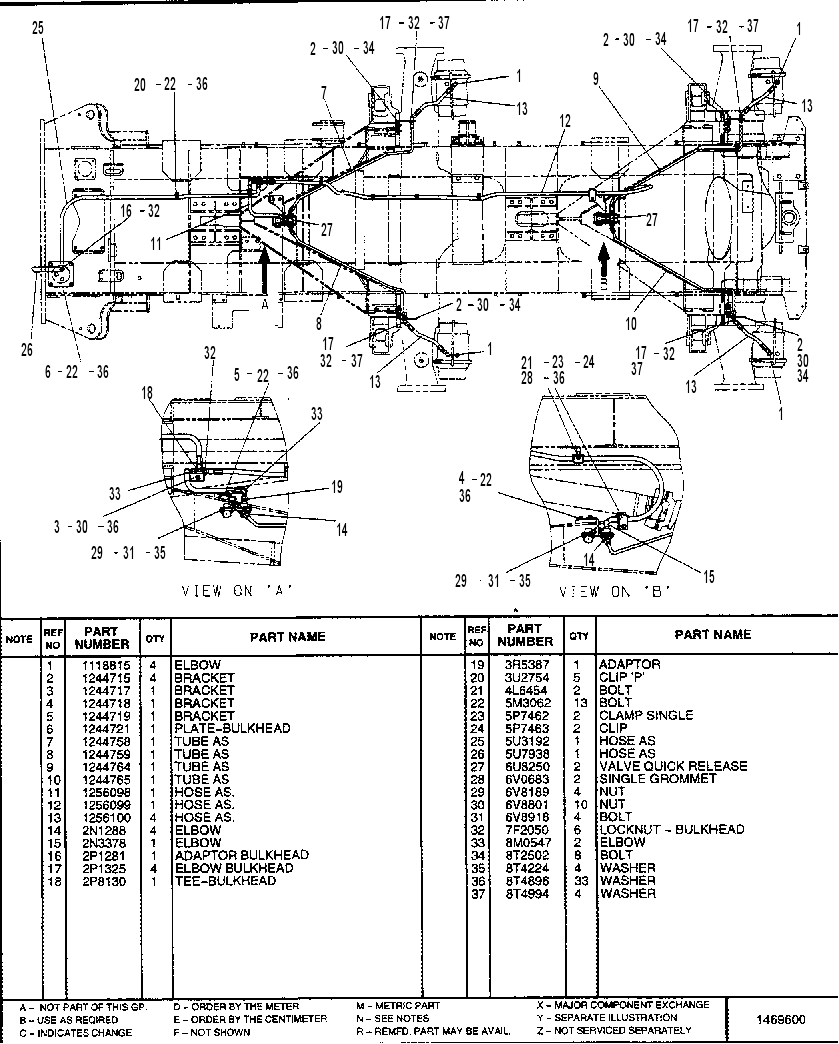 CONTROL GP-BRAKE(R)(REAR) 1191350 CAT