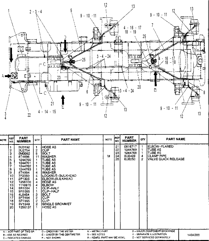 CONTROL GP-BRAKE(Y)(REAR) 1191351 CAT