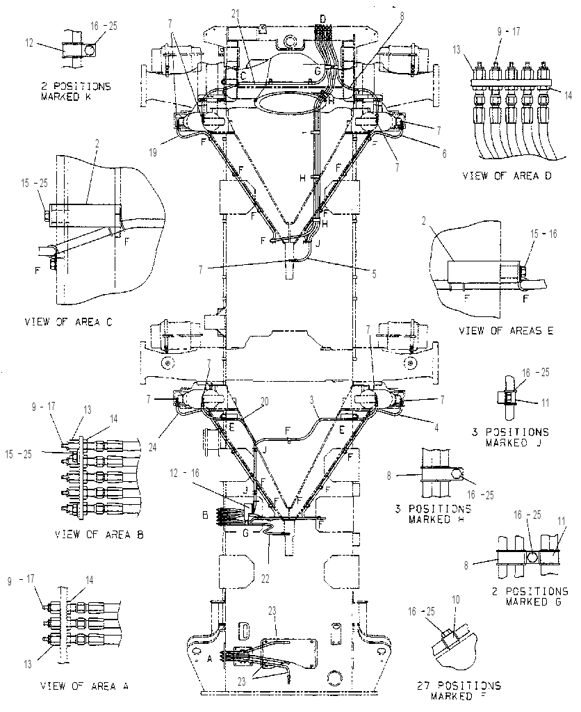 LINES GP-GREASE-REAR 1186474 CAT