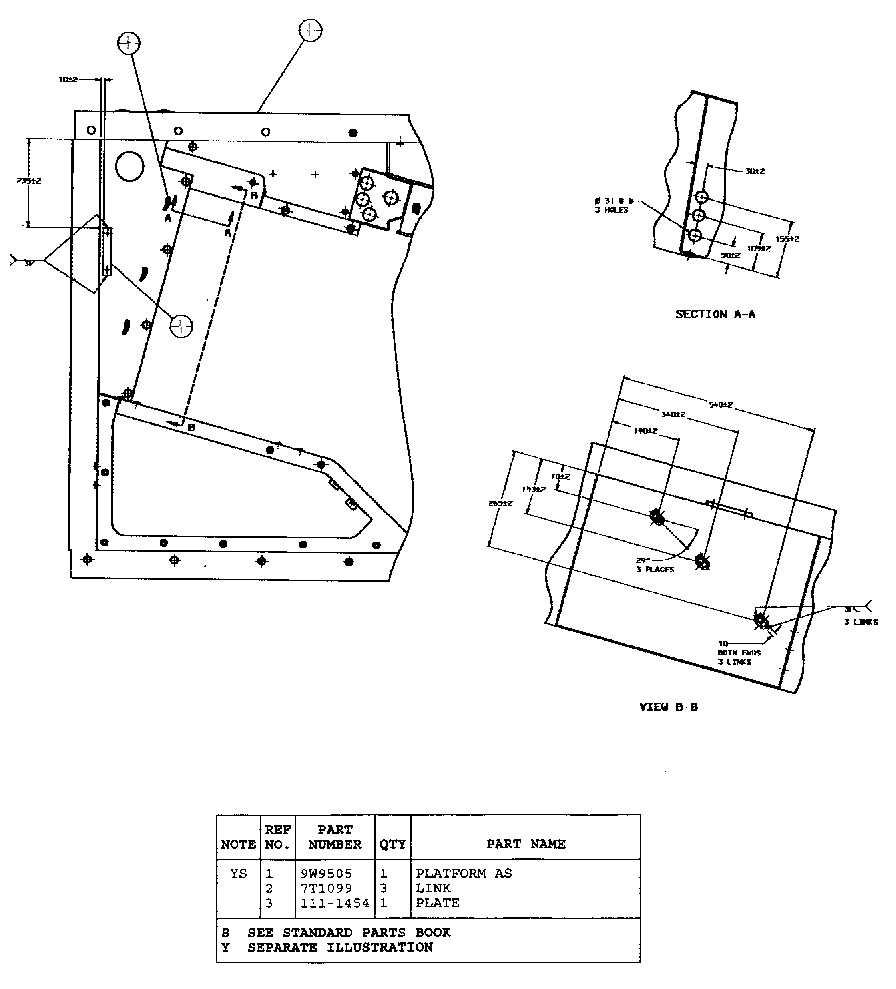 PLATFORM ASSEMBLY 1166385 CAT