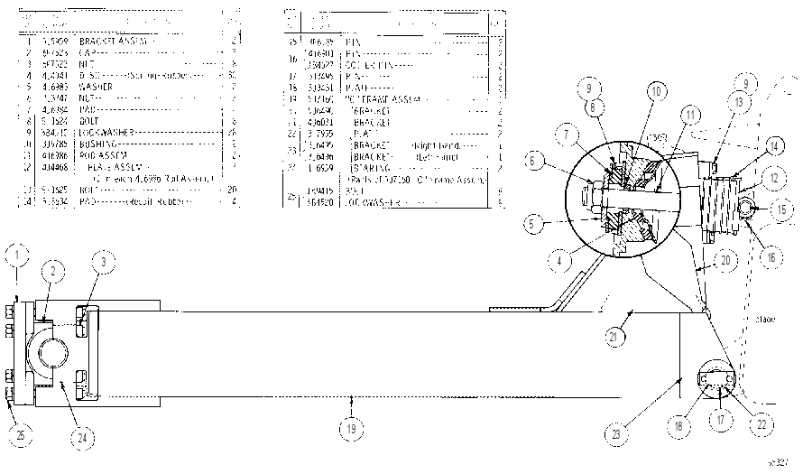”C” FRAME GROUP 5J7159 CAT