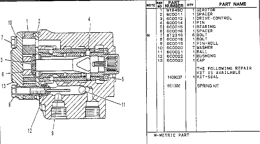 Насос дозирующий 9T8012 CAT