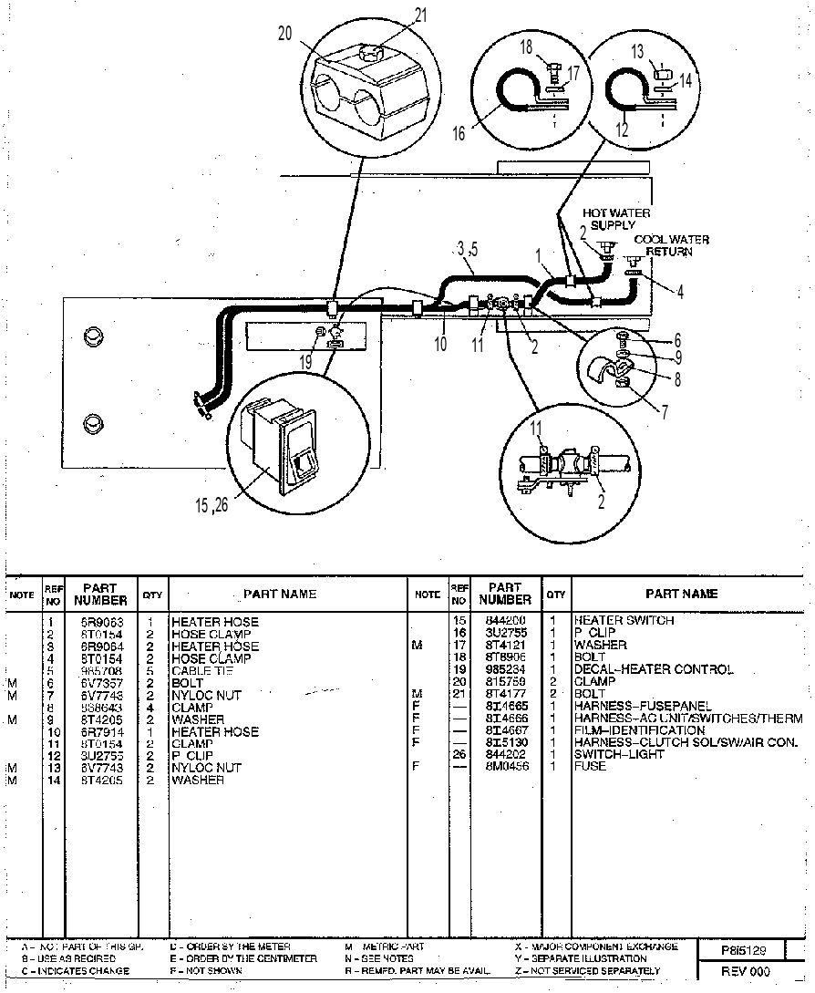 Отопитель 8I5129 CAT