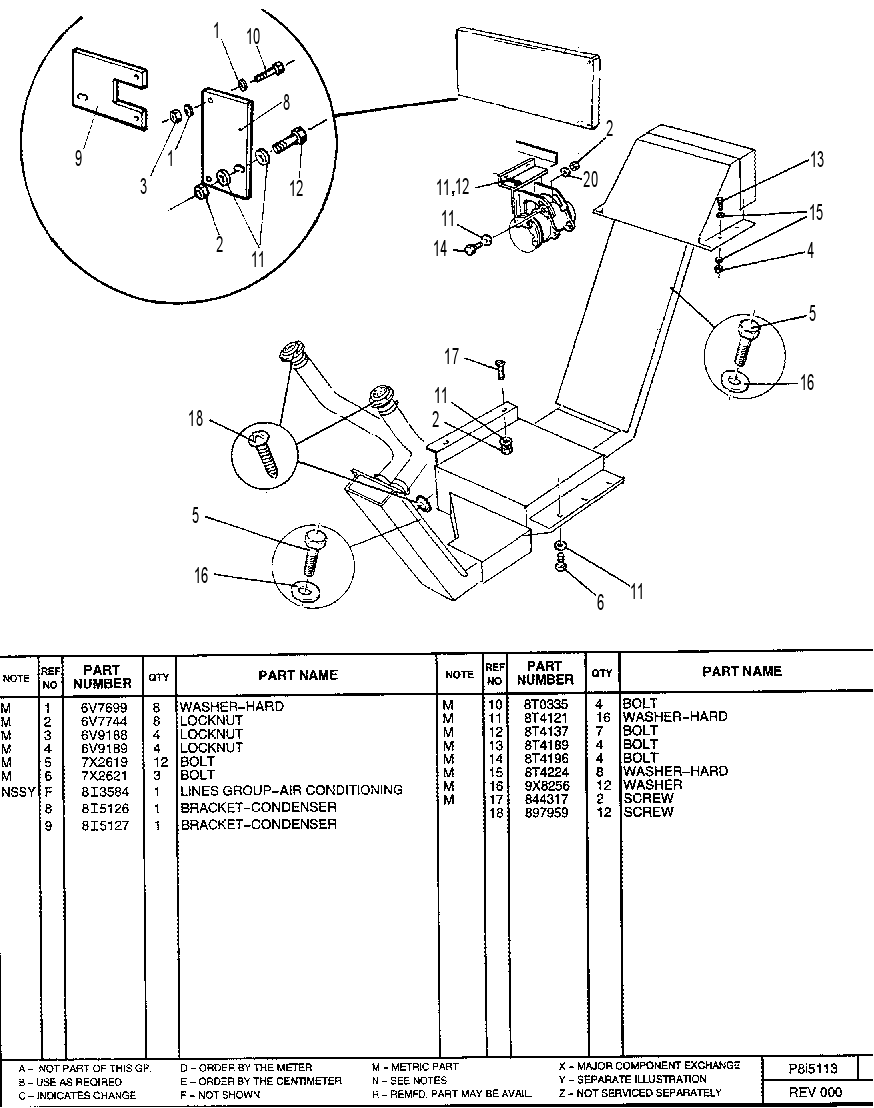 AIR CONDITIONING GROUP 8I5113 CAT