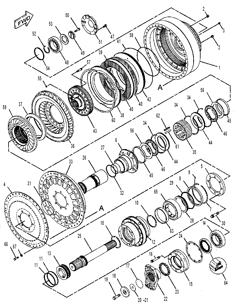 Гидротрансформатор 1T1890 CAT