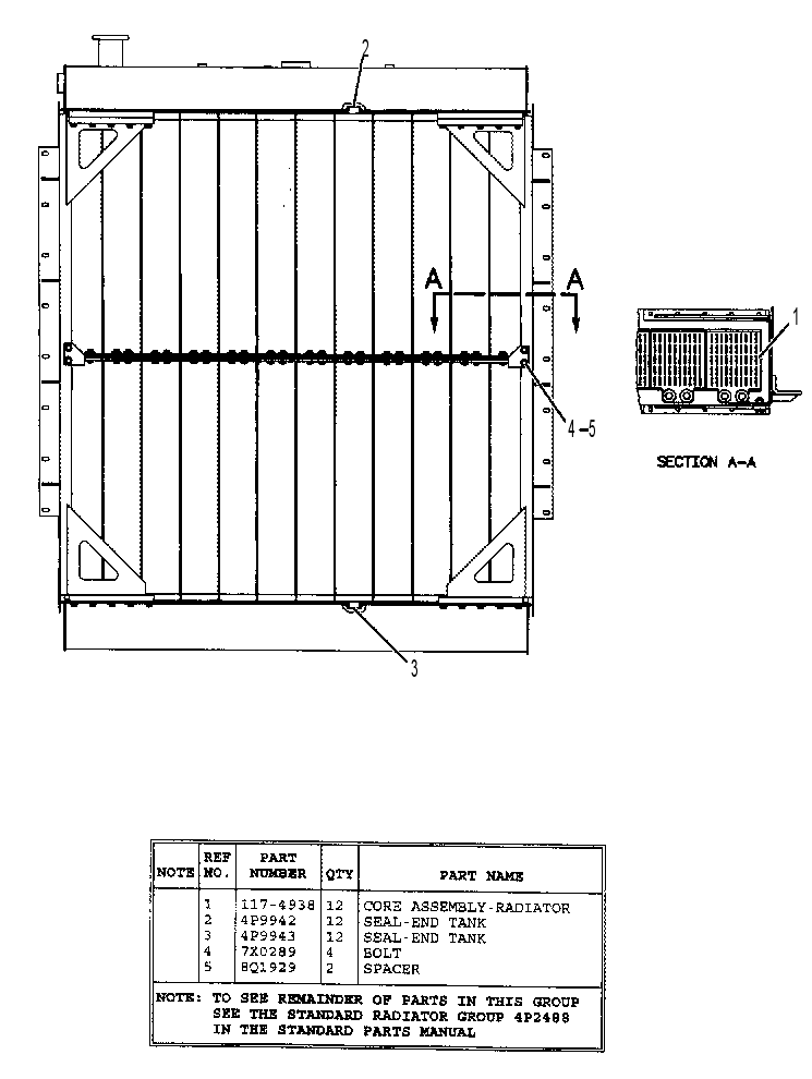 RADIATOR ARRANGEMENT-HI-AMB 8Q1928 CAT