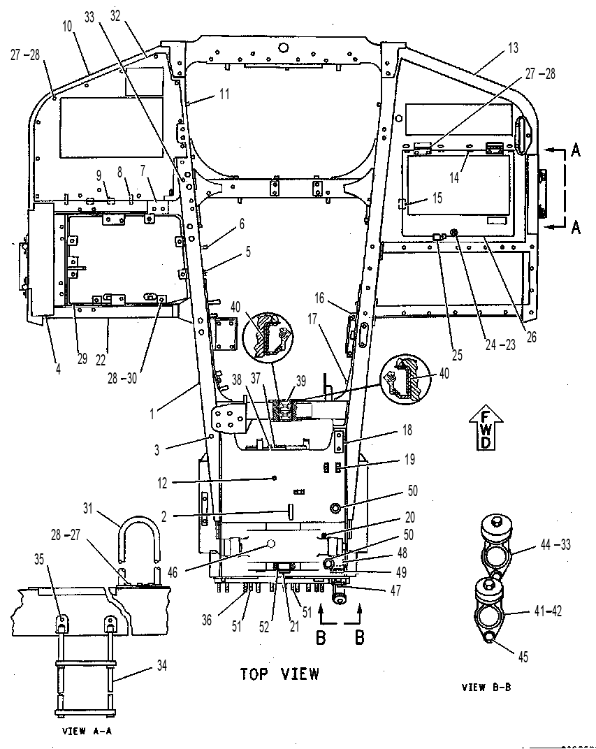Корпус с рамой 6G9400 CAT