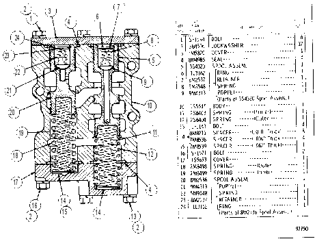 CONVERTER CONTROL VALVE GROUP 2S6444 CAT