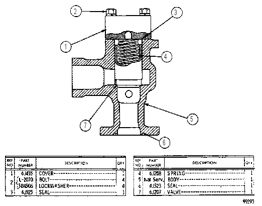 CHECK VALVE GROUP 6J0349 CAT