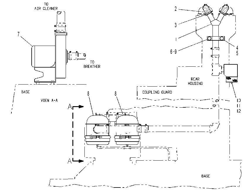 Система отвода газов 2W3404 CAT