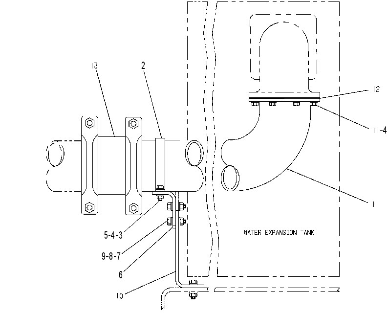 Трубопроводы водяные 2W2776 CAT